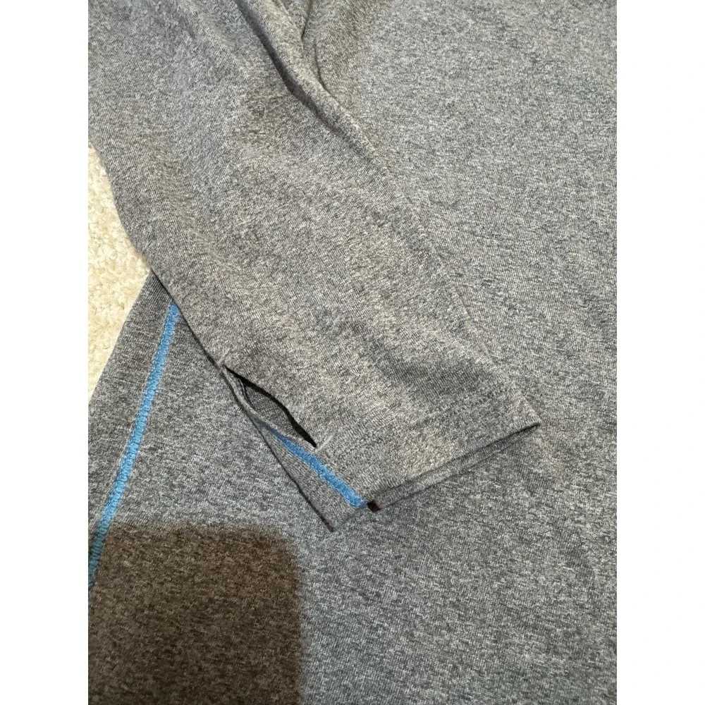 THE NORTH FACE Mens Gray Mountain‎ Athletics Flashdry Light Running Hoodie Small